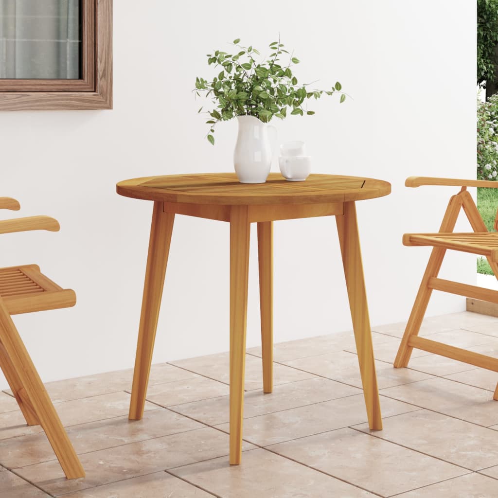 vidaXL Patio Table Outdoor Dining Table for Backyard Lawn Solid Wood Acacia-7