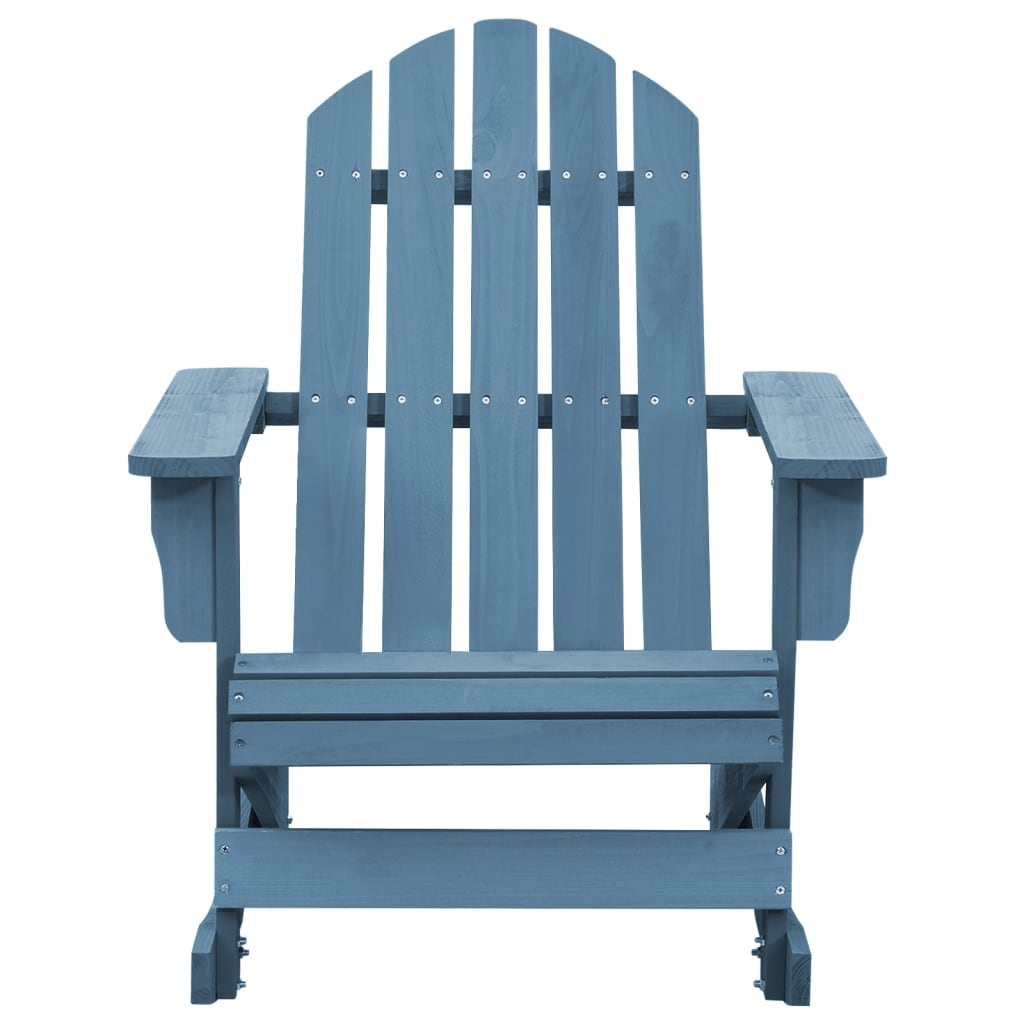 vidaXL Adirondack Rocking Chair Lounge Patio Chair for Garden Solid Wood Fir-1