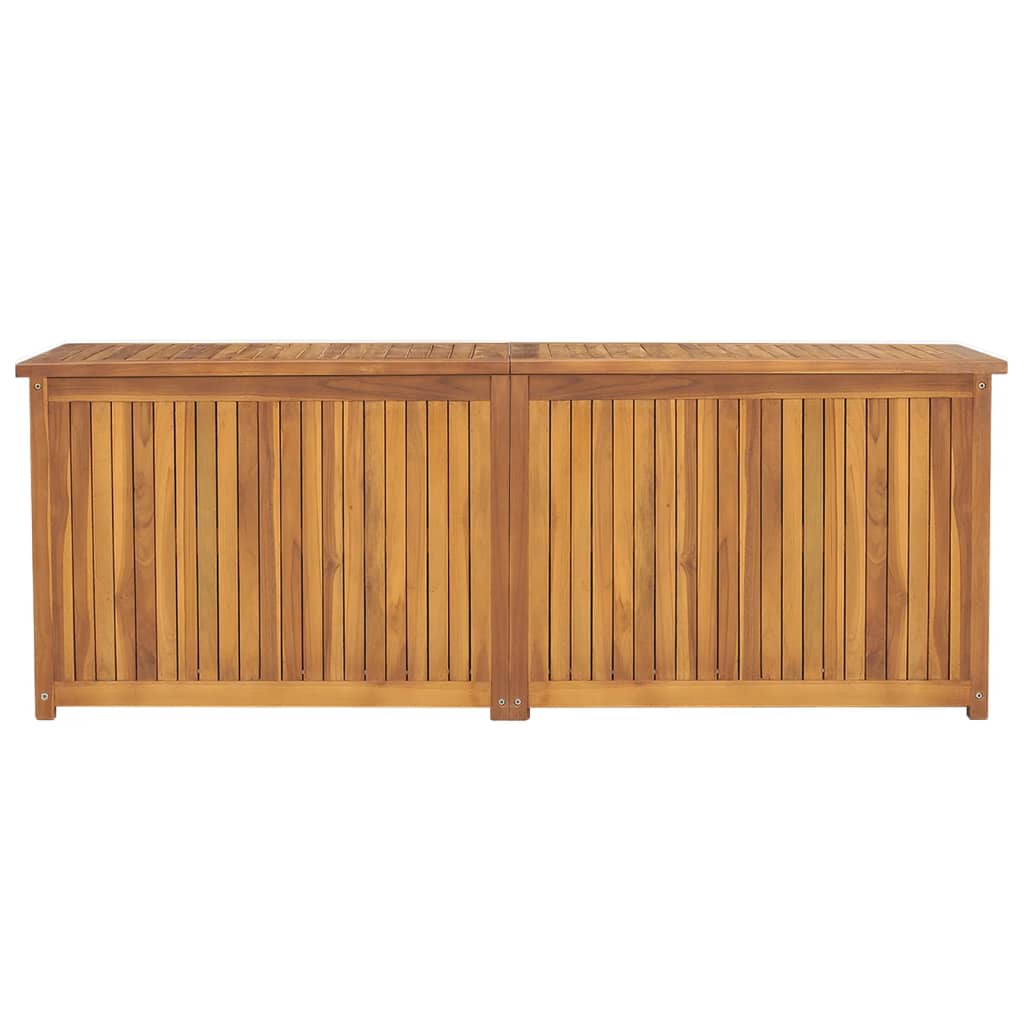 vidaXL Patio Storage Box Deck Box Garden Outdoor Cabinet Chest Solid Wood Teak-0