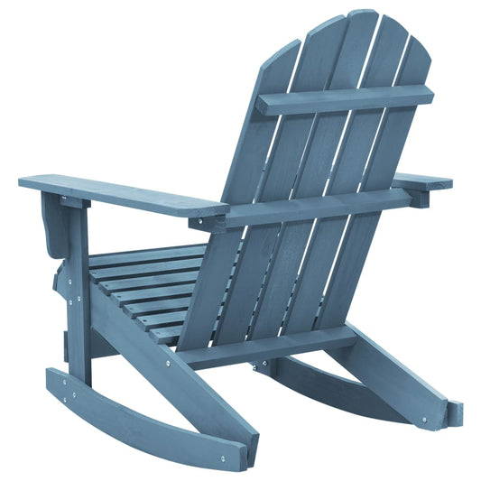 vidaXL Adirondack Rocking Chair Lounge Patio Chair for Garden Solid Wood Fir-0